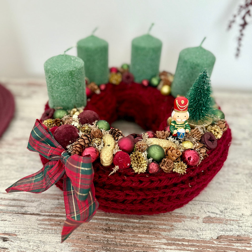 Adventi koszorú - Diótörő